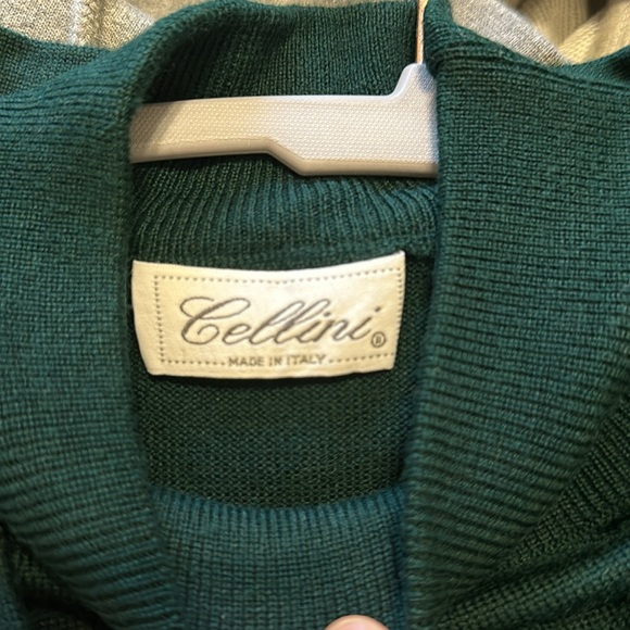 Cellini italian cardigan turtleneck set - Picture 3 of 4